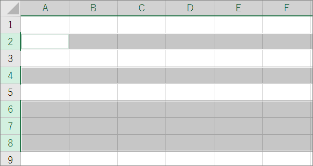 Vba 離れた複数行を削除する えくとしょ 初心者のためのエクセルとｖｂａの図書館